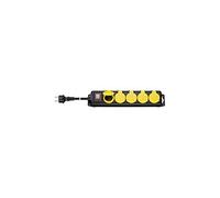 Multiprise extérieure 5 prises 3m (Noir/Jaune)