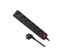 Multiprise filaire 6 prises 1,4 m Noir MCE189G