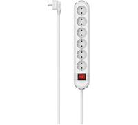 Multiprise - Hama - 00223131 - 6 AC-Ausgänge - 2 m - Blanc