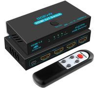 Multiprise Hdmi Pour Tv, Prise Multiple Automatique, Switch 4K@30Hz, 3 Entrées 1 Sortie, Commutateur Avec Télécommande, Pour Ps5, Ps4, Lecteur, Dvd, Projecteur[REM5262147]
