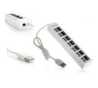 Multiprise (HUB) USB2.0 - 7 Ports Avec activation indépendante des ports - Coloris BLANC