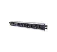 Multiprise Intellinet 714006 19 pouces1.5 UH prise à contact de protection protection antisurtensionnoir 1 pc(s)