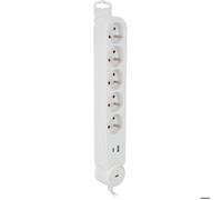 Zenitech - Multiprise Iota 5 Prises 16A + Prise USB A+C avec Interrupteur