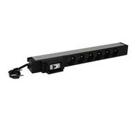 Legrand LCS³ - Unité de distribution secteur (rack-montable) - CA 230 V - 3.7 kW - monophasé - entrée : power CEE 7/7 - connecteurs de sortie : 6 (6 x Type E) - 1U - 19" - 3 m cordon - France -...