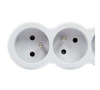 Multiprise Legrand FB 5X2P+T STANDARD 1.5M BLANC-GRIS