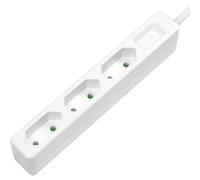 Multiprise LogiLink LPS229 x3 blanc fiche avec contour 1 pc(s)