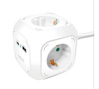Multiprise LPS283U : prises de sécurité : 4 230VAC 16A blanc 1,4m LOGILINK
