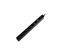 Multiprise LPS231B x6 noir fiche Euro