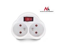 Multiprise - MACLEAN ENERGY - MCE31 - 2 Prises - Interrupteur On/Off - 230V 16A