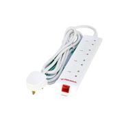 Multiprise MicroConnect avec protection contre les surtensions, 4 prises, 2 m, b