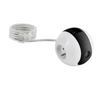 Watt&Co Multiprise multimédia WATTBALL 2P 16A + 1P 6A + USB 2,1A Noire