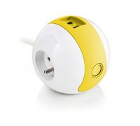 Multiprise Multimédia 2x16A+1x6A+USB 2,1A