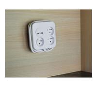 Gefom Bloc multiprises 400414 Blanc