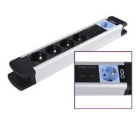 Multiprise - OLYMPIA - IOIO MS 2500 - 5 prises Schuko - Sécurité enfant - 1,5 m de câble