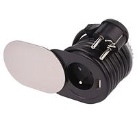 Multiprise OR-AE-13124 : meuble IP20 16A 3680W aluminium sur : Ø60 mm ORNO