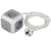 LISTWA ZASILAJÄNDE OR-AE-13144 (4 GN.+2USB) ORNO