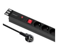 Multiprise Parafoudre Cb Pour Armoire Rack 19' 1u 16a Pdu 6xfrench 2m