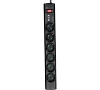 Multiprise/Parafoudre - EATON Protection Strip 6 Tel DIN - PS6TD - 6 prises DIN européennes + 1 prise téléphonique RJ - Noir