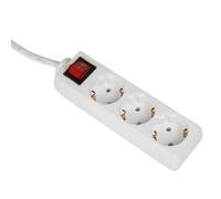 Multiprise parafoudre Hama 00030535 3 prises CA 3500W protection surtension câble 3m blanc