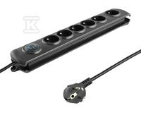 Multiprise parafoudre Quick Switch 6 prises 3m 50112
