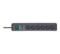 Brennenstuhl 1159540366 multiprise 2 m 6 sortie(s) CA Noir