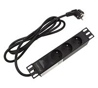 Multiprise PDU-03E-0200-BK-BK : prises de sécurité : 3 230VAC 16A noir 2 m