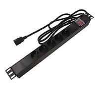 Multiprise PDU-05F-0200-IEC-BK : prises de sécurité : 5 230VAC 10A noir 2