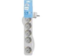 Multiprise - PHILIPS - CHP2154G/10 - 5 Prises Schuko - Câble 1,5 m - Interrupteur Principal