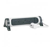 Multiprise pivotante 3 prises 2P+T avec interrupteur - cordon 1,5m - 16A - 50083 LEGRAND