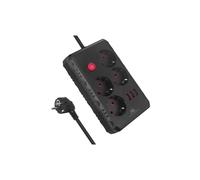Multiprise, rallonge 4 prises + 3xUSB MCE393 B