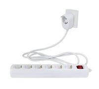 Multiprise - REV - 6 + 1 - Câble 2m - Interrupteur - Protection enfant