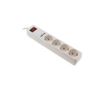 Multiprise Schuko 4x16A + 2 USB-A - Blanc - Zenitech