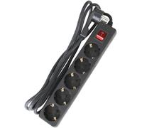 Multiprise Schwabe11394 5 prises Noir 2 m 230 V