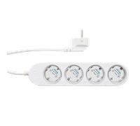 Multiprise Shelly Power Strip 4 Gen4 - Multiprise intelligente avec 4 prises indépendantes, surveillance de la consommation et compatibilité Matter