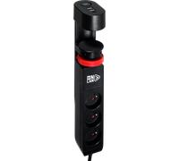 Multiprise de bureau 3 en 1 Onlan Smart Socket Noir