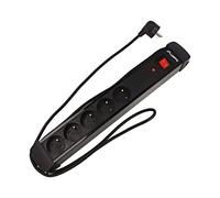 Multiprise SP1-05E-0150-BK-BK : prises de sécurité : 5 230VAC 10A noir LA