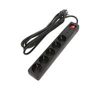 Multiprise SPG5-C-10 : prises de sécurité : 5 250VAC 16A noir EnerGenie