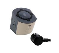 Legrand Bloc multiprise station charge – 2x prises terre + Qi + USB‑C + USB‑A 2m Taupe/Gris