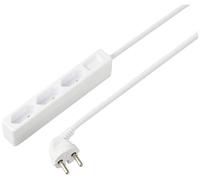 Multiprise Sygonix SY-5775148 x3 blanc fiche Euro