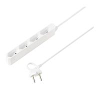 sygonix Multiprise SY-5806878 x4 Blanc fiche Euro 1 pc(s)