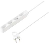 sygonix Multiprise SY-5806878 x4 Blanc fiche Euro 1 pc(s)