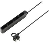 Multiprise Sygonix SY-5806880 x4 noir fiche Euro 1 pc(s)