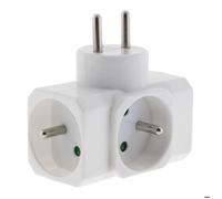 Zenitech - Multiprise Triplite 16A 3680W 230V - Blanc