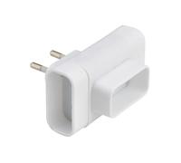 Multiprise Triplite 3 Prises - Compacte et Pratique - 3x6A, 230V pour Appareils Domestiques et Bureautiques