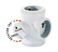 WATT&CO - Triplite rotative blanche 3x16A