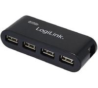 Multiprise USB 2.0 - 4 ports - 480Mbps - LED - noir