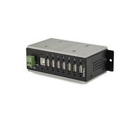 Multiprise USB 2.0 industrielle à 7 ports avec protection électrostatique (ESD) 15 kV (HB20A7AME) - Concentrateur (hub) - 7 x USB 2.0 - Montage sur