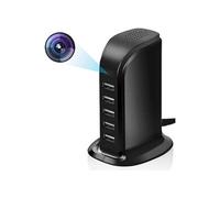 Multiprise USB Caméra Espion Grand Angle 120° Vidéosurveillance Full HD Wi-fi + SD 16Go