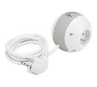 Multiprise Watt Ball 2×16A + 1×6A + USBA+C - blanc - Watt and Co