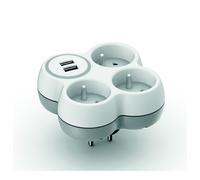 - Multiprise triplite 16A + 2 ports USB